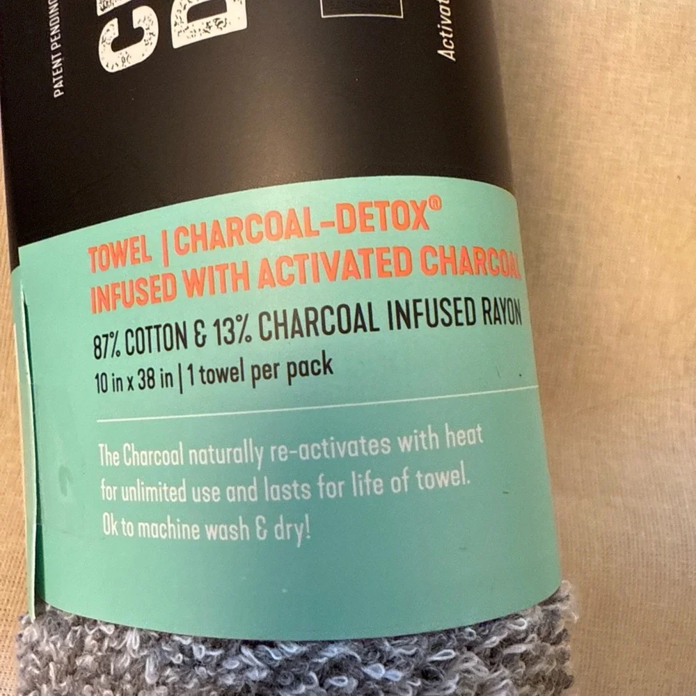Facesoft charcoal detox active towel